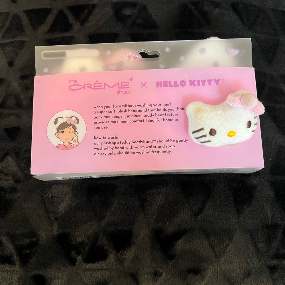 Hello Kitty Bling Bling Plush Spa Headband - Picture 2 of 3